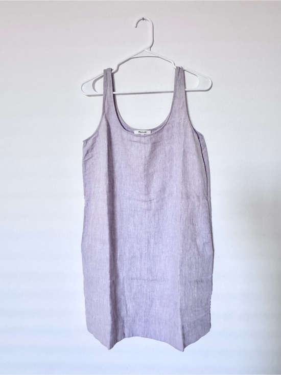 Madewell Dresses & Skirts - Women’s 100% Linen Madewell Lilac Casual Dress - Size Large